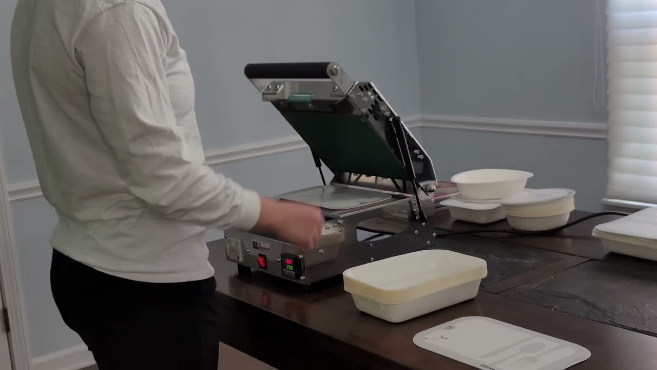 Rectangular Tray Sealing and Opening